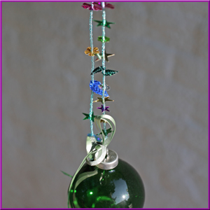 Basteln für Weihnachten - Bastelidee: Perlenbänder
